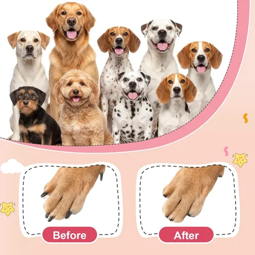 Vista 5 de Abeillo Lima de uñas para perro con 6 discos de archivo reemplazables, tablero para rascar para un cuidado seguro y fácil de las uñas, la tabla
