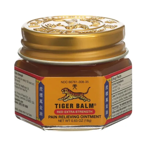 Vista 5 de Bálsamo de tigre rojo extra fuerte, ungüento, 18 gramos - 6 por caja.