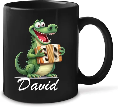Vista 9 de Taza de té personalizada para amantes del tigre con nombre 2023, regalos personalizados para amantes de las mascotas, taza de café de cerámica