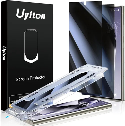 Vista 10 de Uyiton UnBreak-Glass - Protector de pantalla para Samsung Galaxy S22, soporte ultrasónico de huellas dactilares, marco de alineación automática