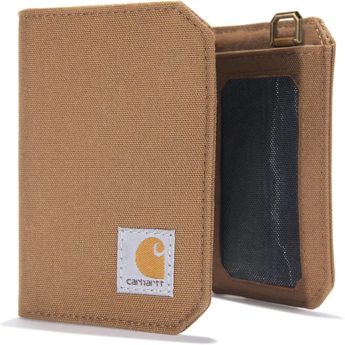 Vista 8 de Carhartt Men's Casual Nylon Duck Trifold Wallets