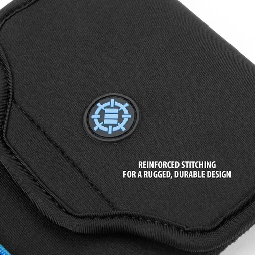 Vista 8 de ENHANCE Funda para teclado Bluetooth Logitech K810, Anker, Apple Magic Keyboard (hasta 11.5 pulgadas) con construcción de neopreno, almacenamiento