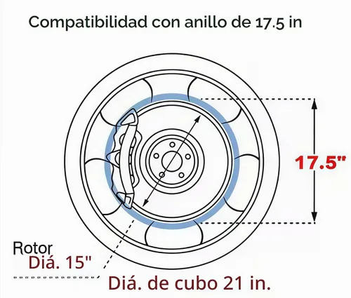 Vista 2 de 17.5 "triple fila RGB persiguiendo luces de rueda LED para camión