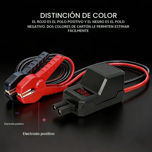 Vista 6 de MEGAWISE - Abrazaderas de arranque inteligentes para arrancadores de coche