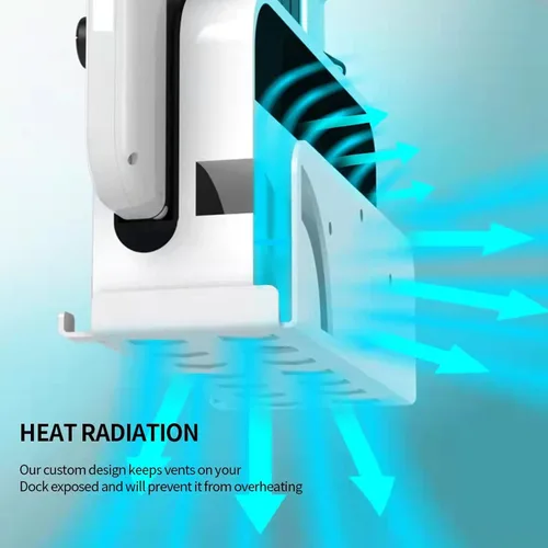 Vista 6 de Switch OLED Kit de montaje en pared, ventilador de muelle OLED Switch
