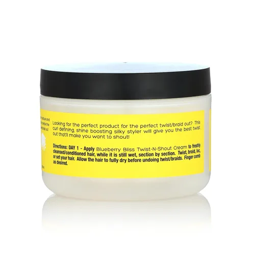 Vista 10 de Crema de arándanos para rizos, marca Twist-N-Shout de 8 onzas, paquete de de 1
