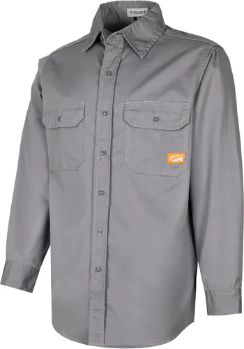 Vista 9 de Titicaca FR Shirt Flame Resistant Work Shirt Men's Cotton 7.5oz Welding Shirt