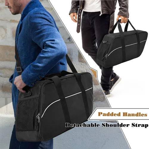 Vista 5 de HODRANT Forros para alforjas, organizador de alforja de viaje para motocicleta compatible con Harley Davidson 1993-2022 Touring Road Glide/Street