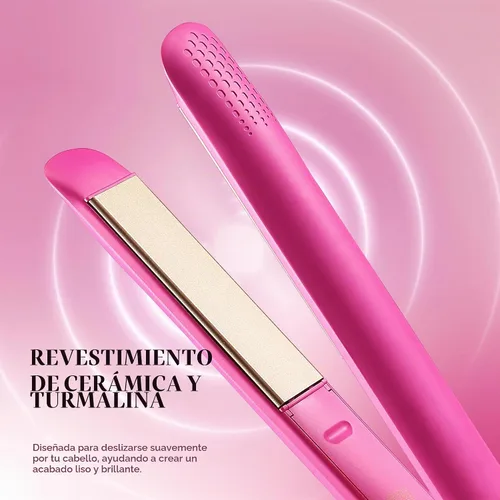 Vista 3 de Juicy Couture - Plancha plana de cerámica con calor ajustable
