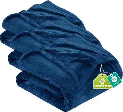 Vista 27 de Utopia Bedding - Manta de vellón de lujo, mullida, antiestática; manta de suave microfibra de 8.8 oz/yd² (300 g/m²) para sofá y cama; tamaño Gris