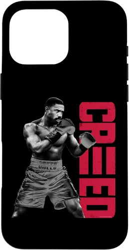 Vista 19 de Adonis Creed Pose with Vertical Logo red Case for iPhone 17
