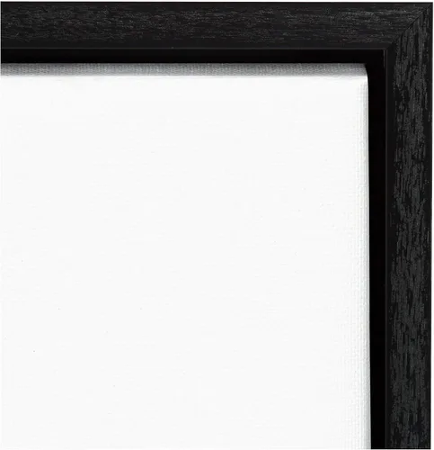 Vista 3 de Amanti Art Lienzo enmarcado para pared, 16 x 16 pulgadas, cafetera retro (cocina) por Kathrine Lovell, lienzo enmarcado para pared, obras de arte