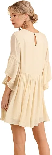 Vista 2 de Umgee Boho Bliss - Vestido holgado de estilo bohemio
