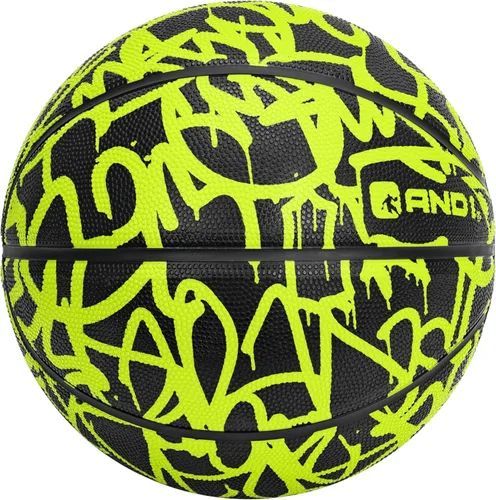 Vista 12 de AND1 Fantom Graffiti - Baloncesto de goma para uso en interiores y exteriores, construcción de canal profundo y durabilidad