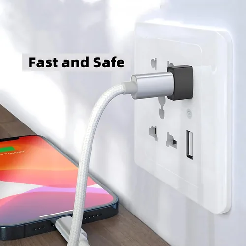 Vista 3 de Adaptador USB a USB C, adaptador USBC hembra a A macho de cargador de automóvil, convertidor OTG de enchufe USB-C para iPhone 16, 15, 14, 13 Plus