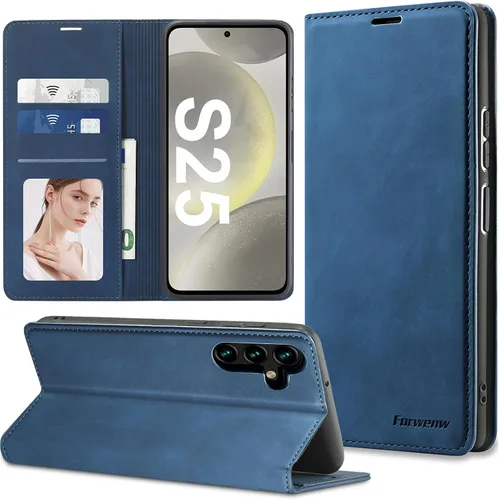 Vista 52 de Funda de piel con tapa para Samsung Galaxy Z Flip 3, con protección de bisagra, delgada y magnética tipo cartera [1 tarjetero], funda protectora a