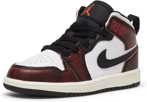 Vista 2 de Jordan Preescolar 1 Mid SE FB0567 006 - Talla 11.5C, NegroInfrarrojo 23-blanco-vela
