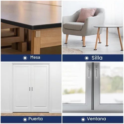 Vista 7 de 20 pies de cintas de espuma autoadhesivas Tiras de sello de espuma de 1 pulgada x 1/2 pulgada x 10 pies cada rollo Burletes de alta resistencia