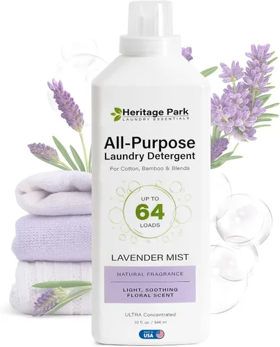 Vista 9 de Heritage Park - Detergente para ropa de lujo Detergente para ropa natural y enzimático probado por dermatólogos, a base de plantas, respetuoso