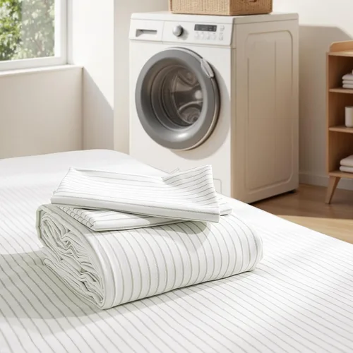 Vista 100 de NEXHOME PRO Funda de edredón Twin XL 100% algodón lavado, transpirable, duradera, texturizada, similar al lino, juego de ropa de cama para el hogar