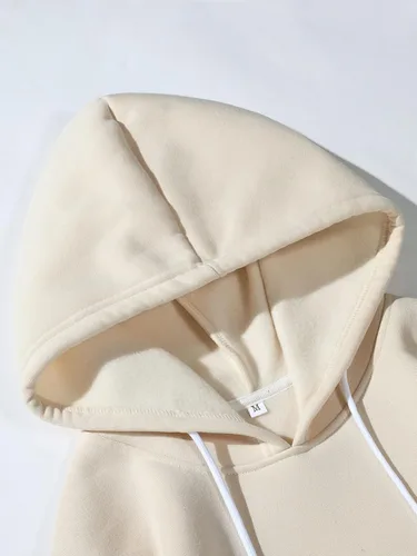 Vista 3 de SHENHE Sudadera con capucha para hombre con estampado de letras y manga larga con cordón