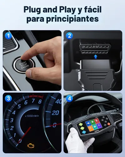 Vista 7 de Herramienta de diagnóstico del escáner ZEXMTE OBD2, adecuada para vehículos de 12 V