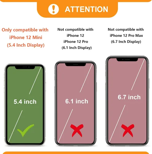 Vista 2 de Bocasal Funda tipo cartera cruzada para iPhone 12 Mini con tarjetero, protector de ranura para tarjetas con cremallera, a prueba de golpes, con Negro