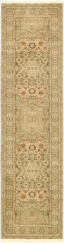 Vista 26 de Unique Loom Palace Collection - Alfombra rectangular (2 pies 2 pulgadas x 3 pies 1 pulgada, verde claro/marrón)
