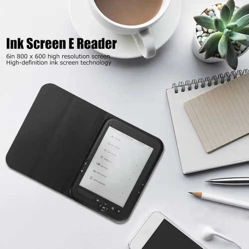 Vista 3 de Paperwhite 16GB, lector E de pantalla de tinta HD, 6 pulgadas 800x600 E Book, dispositivos de lector Eye E compatibles con TXT DOC PDF FB2 HTML PDB