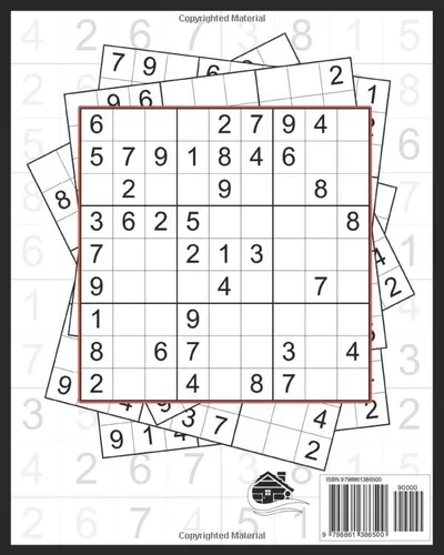 Vista 2 de Easy Sudoku Large Print Puzzle Book Fun, Brain Teaser Puzzles For Beginners, Adults And Seniors 100 Full Page 9x9 Grids