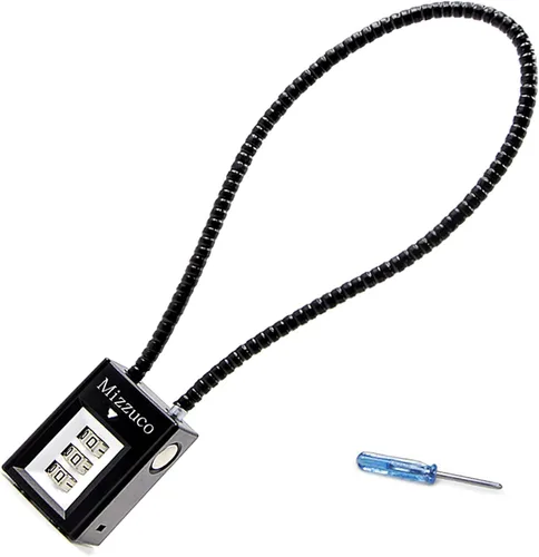 Vista 10 de Bloqueo de gatillo con combinación de 3 dígitos para pistola y bloqueo de cable de pistola compatible con muchas pistolas, rifles, pistolas Bb