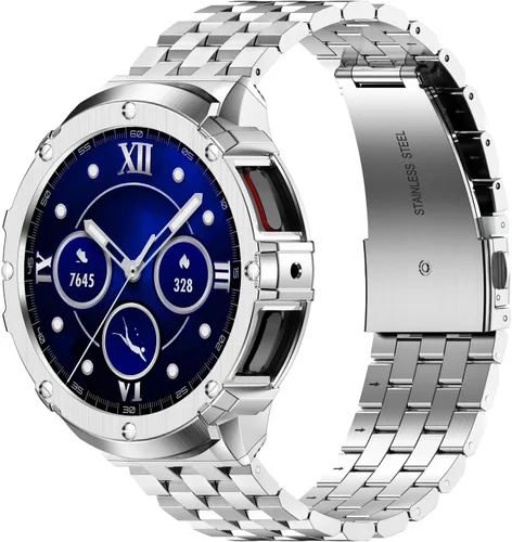 Vista 14 de HASLFM Caja de acero inoxidable y bandas compatibles con Samsung Galaxy Watch 7 8 Ultra 47mm/ Galaxy Watch 5 Pro 45mm/ Galaxy Watch 6/5/4 44mm