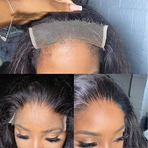 Vista 7 de Cierre frontal de encaje HD de 13 x 4 pulgadas, cabello humano lacio con encaje frontal de 10 pulgadas, cabello virgen brasileño 100% sin procesar
