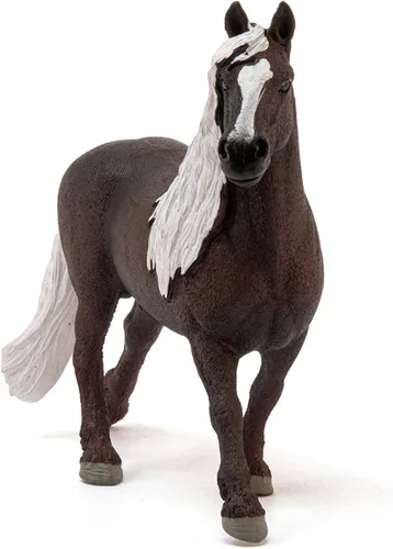 Vista 2 de Schleich Farm World Tinker Stallion - Figura de caballo educativa para niños.