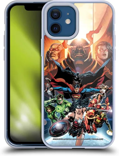 Vista 49 de Head Case Designs Funda de gel con licencia oficial de la Liga de la Justicia DC Comics #10 Darkseid War Comic Book Cover