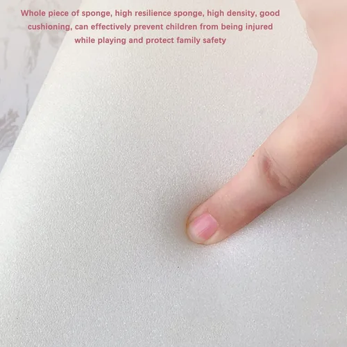 Vista 6 de Paneles de pared autoadhesivos, calcomanías de pared 3D de bolsa suave, cojín de pared anticolisión, protector para niños, impermeable, tapete