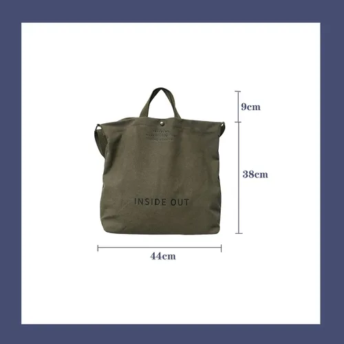 Vista 2 de Bolsos de lona para mujer, bolso de trabajo casual para hombro, bolso cruzado con asa superior, bolsos cruzados