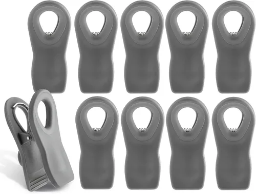 Vista 46 de COOK WITH COLOR Clips para bolsas de chips con imán para almacenamiento de alimentos con agarre hermético para bolsas de pan, bolsas de aperitivos