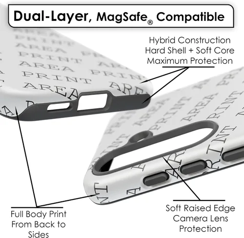 Vista 8 de Funda de teléfono de doble capa para Apple iPhone 7/8 Plus, impresión vintage de radio 2, carcasa exterior resistente con forro de TPU suave, máxima
