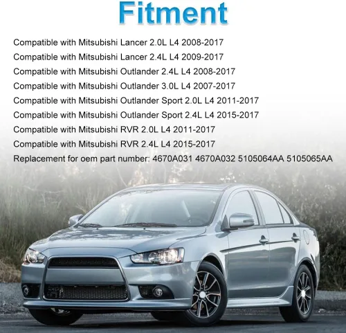 Vista 6 de WMPHE 4 sensores de velocidad de rueda ABS compatibles con Mitsubishi Lancer Outlander RVR 2011 2012 2013 2014 2015 2016 2017, repuesto