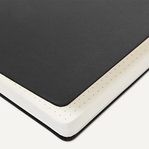 Vista 3 de Amazon Basics Cuaderno clásico de puntos, 240 páginas, negro, tapa dura, 5 x 8.25 pulgadas