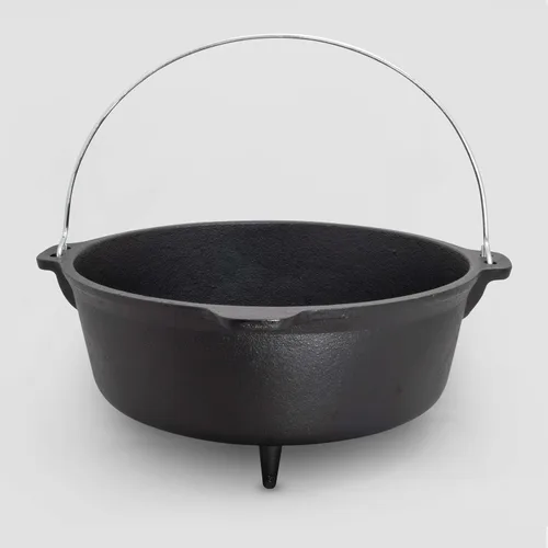 Vista 4 de Horno holandés de 6 cuartos de galón con mango y base para patas