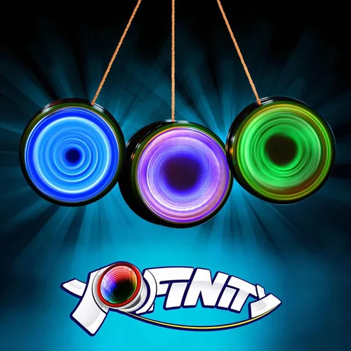 Vista 6 de Goliath YoFinity - Yoyó con espejo infinito y luces de colores (surtido azul, verde, naranja) (918655012)