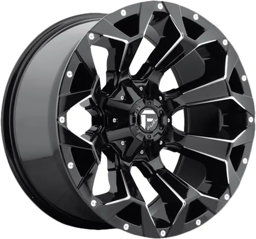 Vista 6 de FUEL D787 Assault 17x8.5 5x4.5"/5x5" +14mm Llanta de Rueda Negra/Roja 17" Pulgada D78717852652