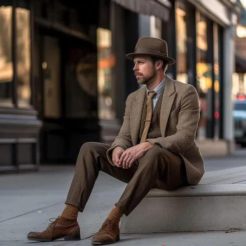 Vista 7 de AKIO&AQUIRAX Sombreros Fedora para hombres y mujeres, 100% lana australiana, sombrero Fedora para hombre con ala corta, fieltro clásico con correa