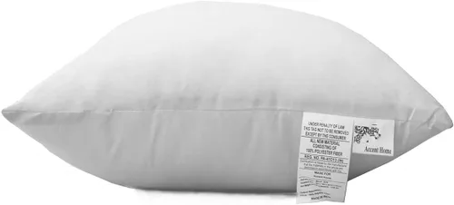 Vista 6 de ACCENTHOME Insertos de almohada para exteriores de 18 x 18 pulgadas (paquete de 4) fundas hipoalergénicas impermeables Inserto de almohadas