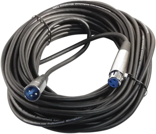 Vista 7 de Your Cable Store Cable de micrófono XLR 3P macho/hembra de 75 pies