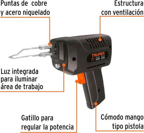Vista 2 de Truper Pistola de soldadura #CAU-140