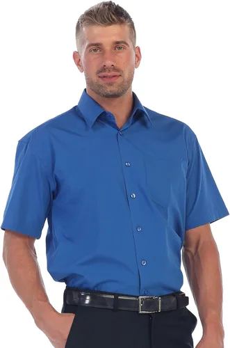 Vista 5 de Gioberti Camisa de vestir sólida de manga corta para hombre