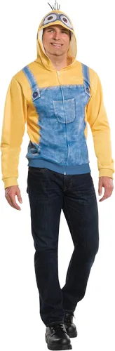 Vista 3 de Rubie's Costume Co Minion - Sudadera con capucha unisex para hombre